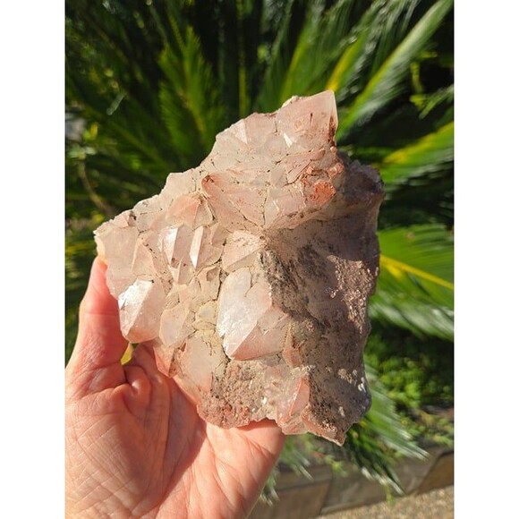 Hematite Quartz Crystal Cluster - Picture 6 of 10